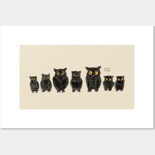 Owls Posters and Art